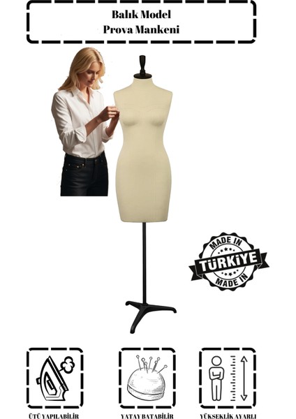 40 Beden Yüksek Kalite Döküm Ayak Fransız Profesyonel Prova Mankeni Terzi Mankeni