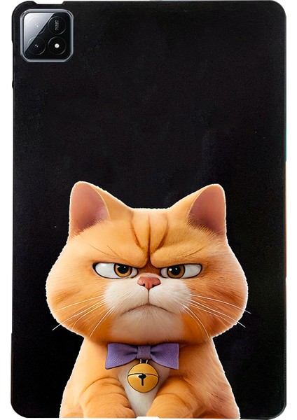 Xiaomi Pad 6s Pro 12.4 Kılıf Desen Baskı Ince Tpu Tablet Koruyucu Kapak-Garfield Kedi Için (Yurt Dışından)