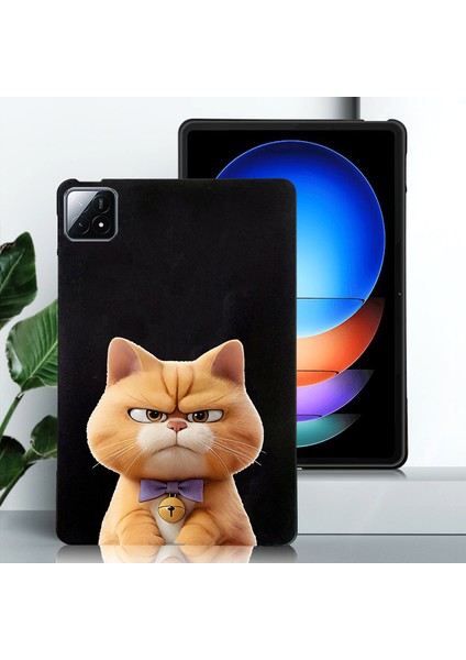 Xiaomi Pad 6s Pro 12.4 Kılıf Desen Baskı Ince Tpu Tablet Koruyucu Kapak-Garfield Kedi Için (Yurt Dışından)