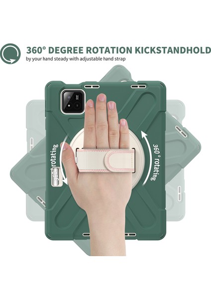 Xiaomi Pad 7 Tpu Pc Silikon Tablet Kılıfı Omuz Askılı-Zümrüt Yeşili (Yurt Dışından) indirimleri