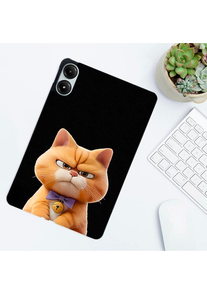 Xiaomi Redmi Için Pad Pro 5g/pad Pro/poco Pad 4g Desen Baskı Ince Tablet Koruyucu Kapak-Garfield Kedi (Yurt Dışından)