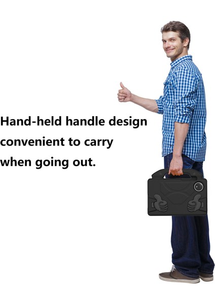 Xiaomi Redmi Pad Se 4g 8.7 Inç Kılıf Için Başparmak Anti-Drop Eva Tablet Koruyucu Kapak-Siyah (Yurt Dışından) indirimleri