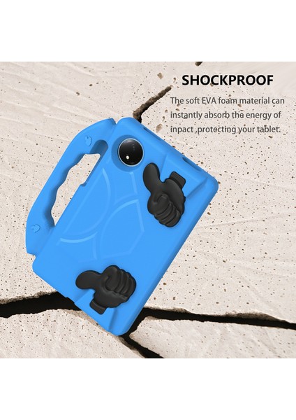 Xiaomi Redmi Pad Se 4g 8.7 Inç Kılıf Için Başparmak Anti-Drop Eva Tablet Koruyucu Kapak-Mavi (Yurt Dışından)