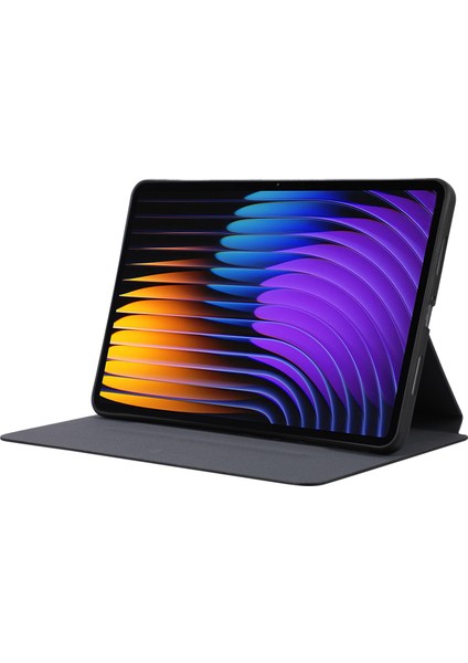 Xiaomi Pad 7/7 Pro Darbeye Dayanıklı Kılıf Standlı Pu Deri Tablet Kılıfı-Siyah (Yurt Dışından) fırsatları