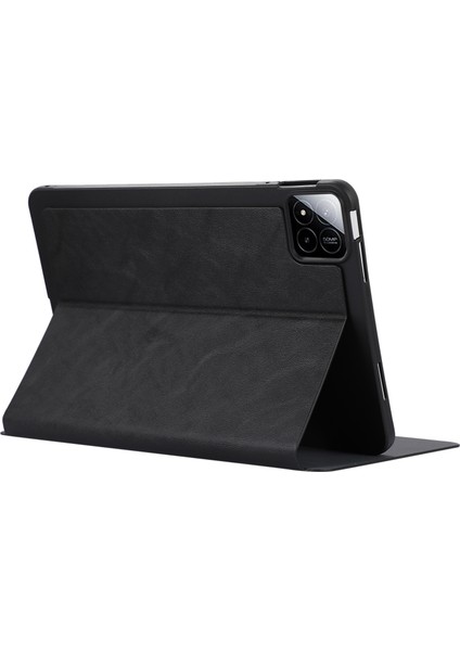 Xiaomi Pad 7/7 Pro Darbeye Dayanıklı Kılıf Standlı Pu Deri Tablet Kılıfı-Siyah (Yurt Dışından) indirimleri
