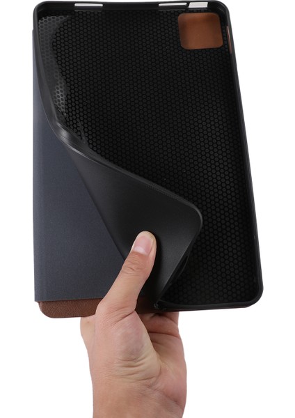 Xiaomi Pad 7/7 Pro Darbeye Dayanıklı Kılıf Pu Deri Tablet Kılıfı - Yeşil Standlı (Yurt Dışından) fiyatları