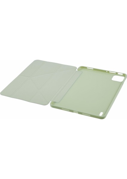 Xiaomi Pad 7 Pro / Pad 7 Kılıf Pu Deri+Silikon Origami Koruyucu Kapak-Yeşil (Yurt Dışından) fırsatları