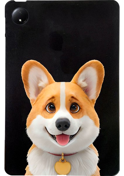 Xiaomi Redmi Pad Se 4g 8.7 Inç Kılıf Desen Baskı Ince Tpu Tablet Koruyucu Kapak-Corgi Için (Yurt Dışından)