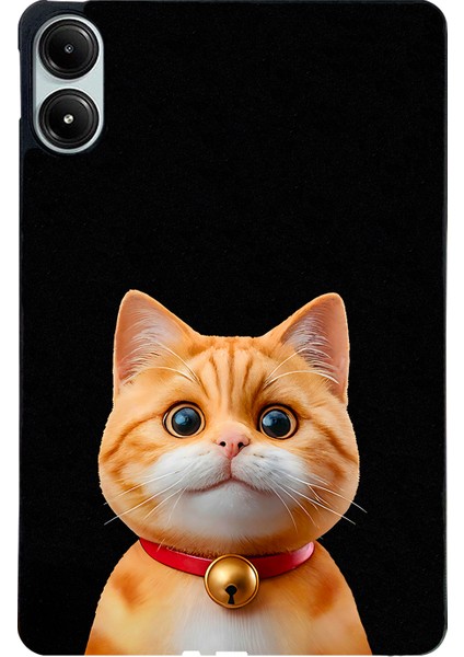 Xiaomi Redmi Pad Pro 5g / Pad Pro / Poco Pad 4g Desen Baskı Ince Tablet Koruyucu Kapak-Kısa Tüylü Kedi Için (Yurt Dışından)