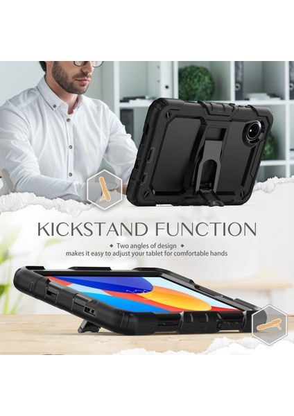 Xiaomi Redmi Pad Se 4g 8.7 Inç Kılıf Pc+Silikon Tablet Kapağı-Siyah (Yurt Dışından) fiyatları