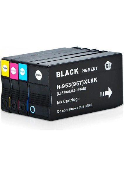 Hp Officejet Pro 7740 Muadil Kartuş Takımı 953XL Yeni Versiyon