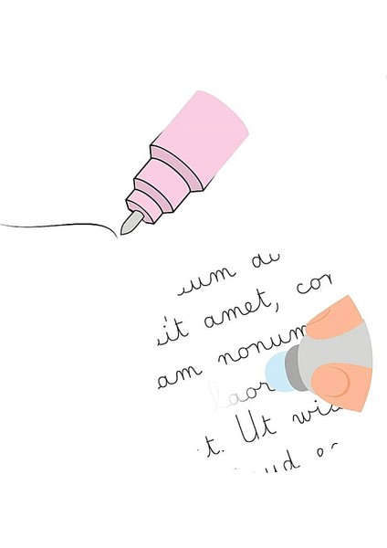 Silinebilir Jel Kalem Unicorn Pemve