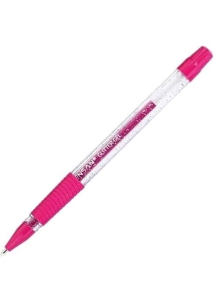 Simli Jel Kalem Pembe