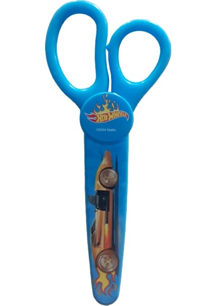 Lisanslı Hotwheels Ucu Küt Korumalı Makas HW-1666 Hotwheels Konsept Makas - 1 Adet