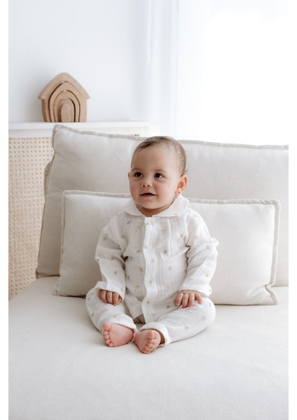Müslin Pijama Takımı | Daisy Leaves