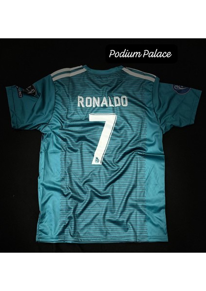 2017/18 Cristiano Ronaldo Turkuaz Mavisi Kısa Kol Yetişkin Forma(Turkuaz) 45.. modelleri