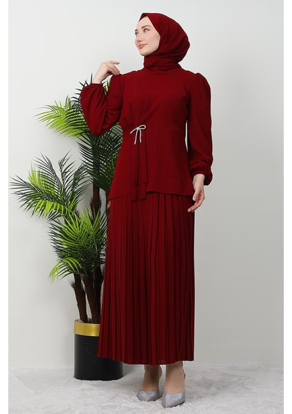 Fiyonk Taşlı Takım Siyah