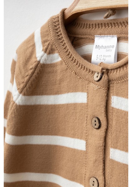 Çizgili Hırkalı Triko Takım 4038 fiyatları