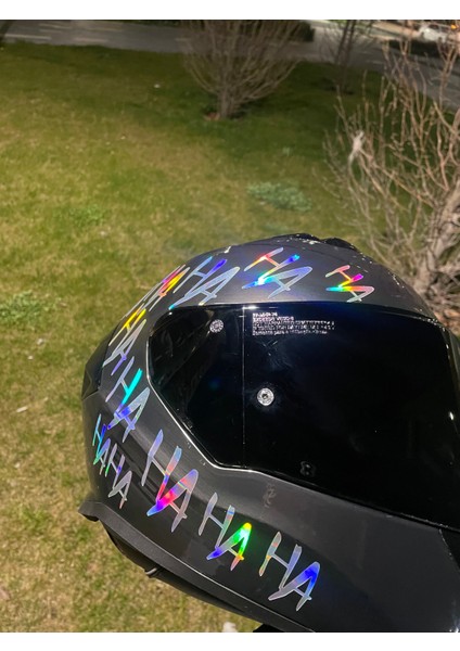 Motor-Araba-Kask Için Hologramlı Hahaha Sticker Etiket(32 Adet Ha) fiyatları