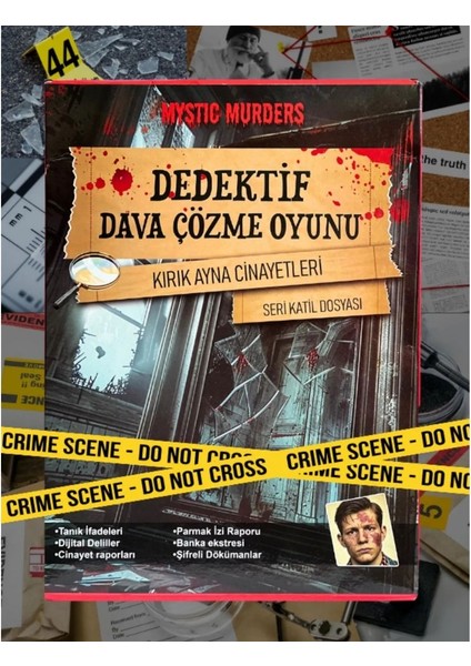 Dedektif Oyunu Kırık Ayna Cinayetleri Dava Dosyası