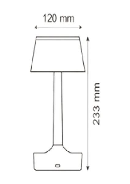 Midilli 3 Işık Dokunmatik USB Şarjlı Dim Edilebilir Masa Lambası YL86-123 x Gold indirimleri