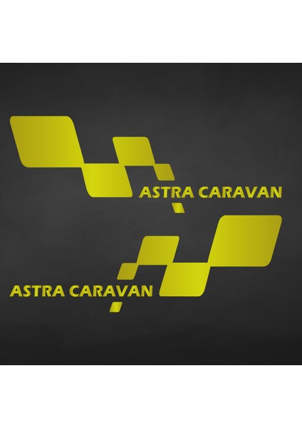 Astra Caravan Sticker Oto Sticker Astra Oto Sticker Araba Sticker