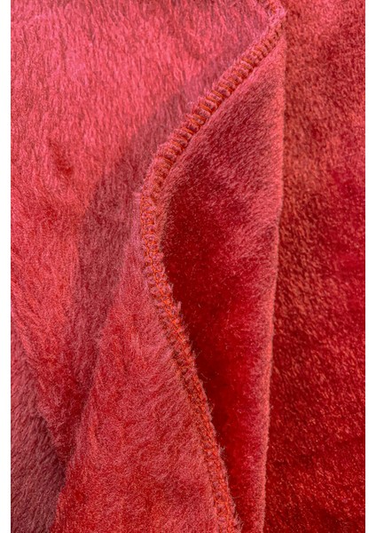 Warm Embrase Kırmızı Çift Kişilik Peluş Battaniye modelleri
