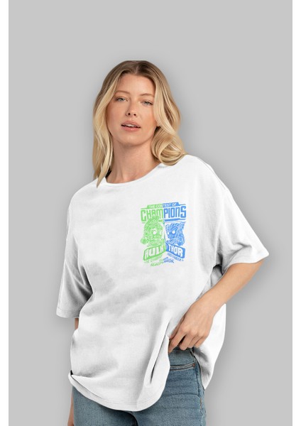 Hulk (13) Ön Sol Baskılı Oversize T-Shirt Erkek Kadın Unisex %100 Pamuk Bisiklet Yaka Tişort