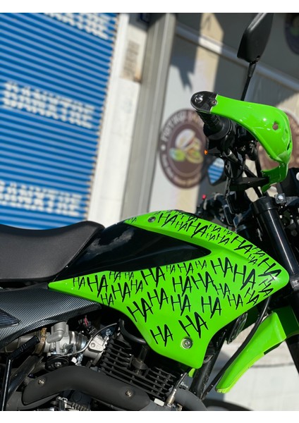 Motor-Araba-Kask Için Siyah Renk Hahaha Sticker Etiket(32 Adet Ha) indirimleri