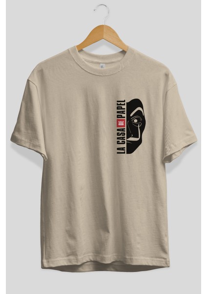 La Casa De Papel (3) Ön Sol Baskılı Oversize T-Shirt Erkek Kadın Unisex Pamuk Bisiklet Yaka Tişort fiyatları