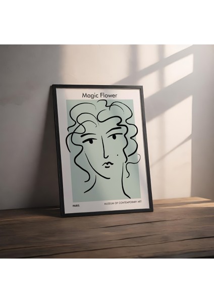 Dekoratif Çerçevesiz Poster Magic Flower Soyut Çerçevesiz Tablo fiyatları