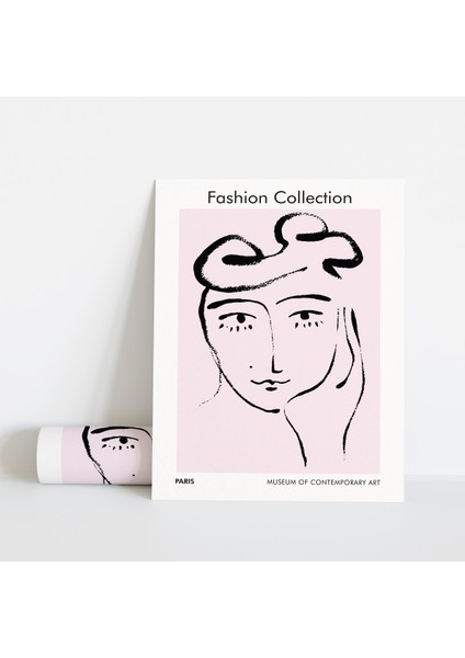 Dekoratif Çerçevesiz Poster Fashion Collection Soyut Çerçevesiz Tablo