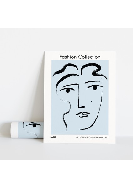 Dekoratif Çerçevesiz Poster Fashion Collection Su Soyut Çerçevesiz Tablo