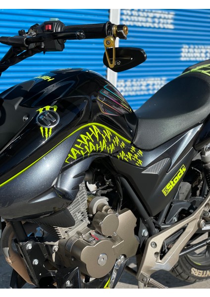 Motor-Araba-Kask Için Neon Sarı Hahaha Sticker Etiket (32 Adet Ha) fırsatları