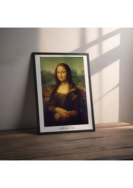 Dekoratif Çerçevesiz Poster Mona Lisa Leonardo Da Vinci fiyatları