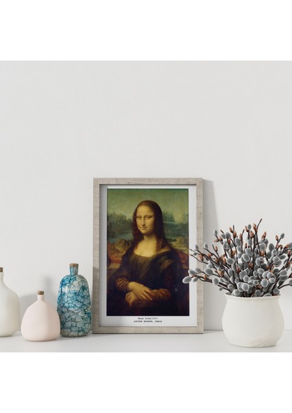 Dekoratif Çerçevesiz Poster Mona Lisa Leonardo Da Vinci modelleri