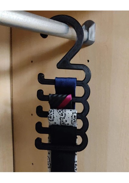 Dolap Içi 5'li Kravat Askısı, Düzenleyici, Organizer, Askılık