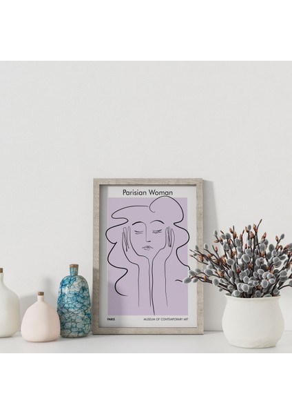 Dekoratif Çerçevesiz Poster Persian Woman Soyut Çerçevesiz Tablo modelleri