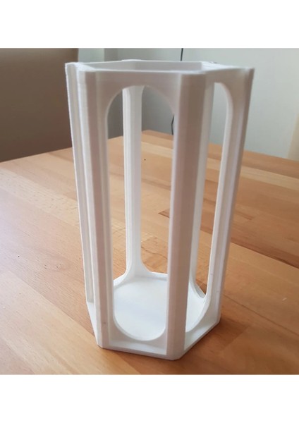 Nespresso Kapsül Kahve Uyumlu Tutucu Dekoratif Çok Amaçlı Stand (Beyaz)