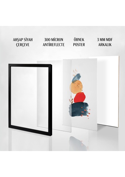 5'li A4 Çerçeve, Belge Çerçevesi, Diploma, Sertifika, Fotoğraf Çerçevesi, Resim Çerçevesi, 21 x 30