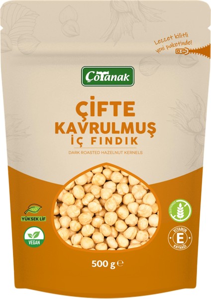 500 gr Çifte Kavrulmuş Iç Fındık
