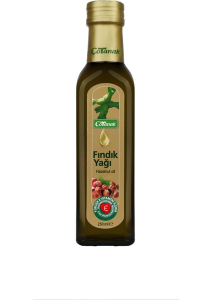 250 ml Fındık Yağı Cam Şişe