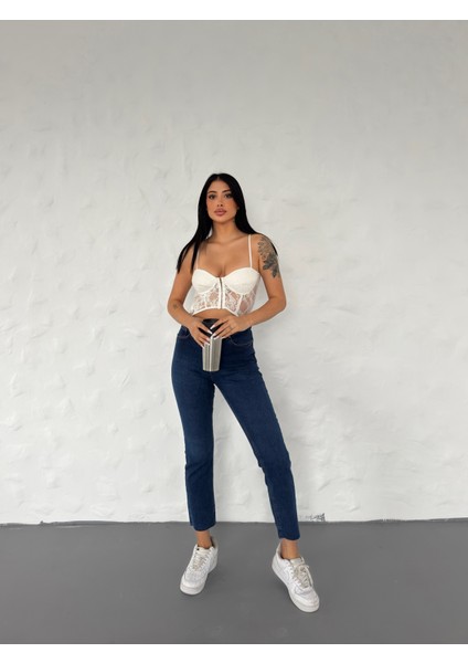 Boyfit Jean Kot Pantalon