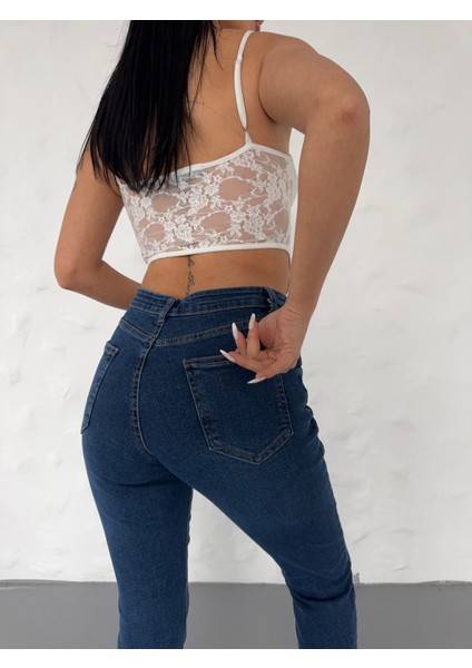 Boyfit Jean Kot Pantalon