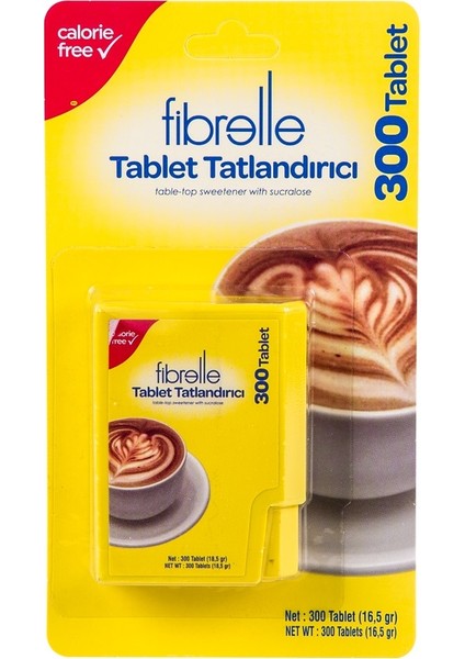 Sukralozlu Tablet Tatlandırıcı 300'lü