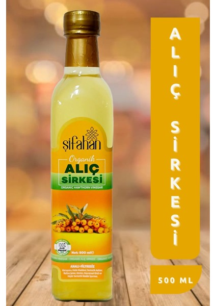 Alıç Sirkesi - 500 ml Doğal Fermente Alıç Sirkesi