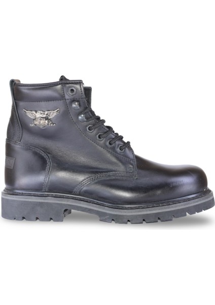 Hebreard Black Erkek Nubuk Bot - Siyah