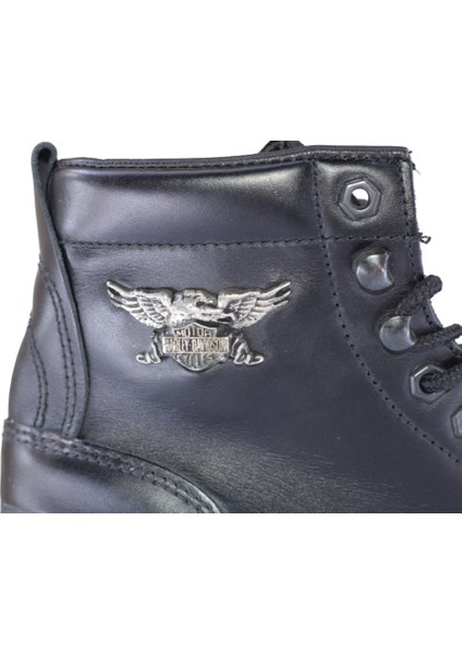 Hebreard Black Erkek Nubuk Bot - Siyah