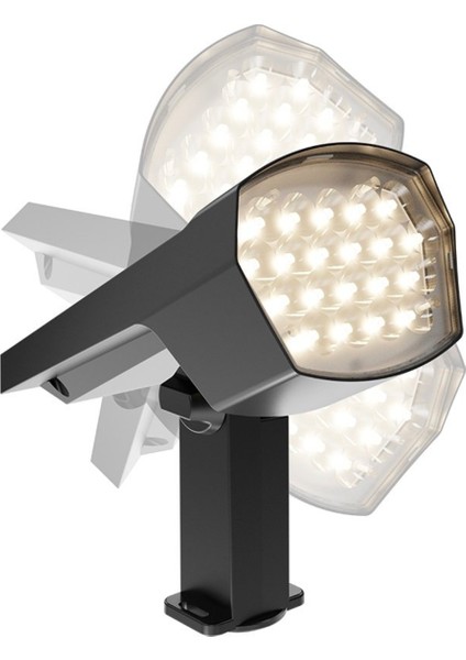BG36-00582 12 LED Solar Çim Armatürü- Çift Işık Renkli (Beyaz+ Gün Işığı) modelleri