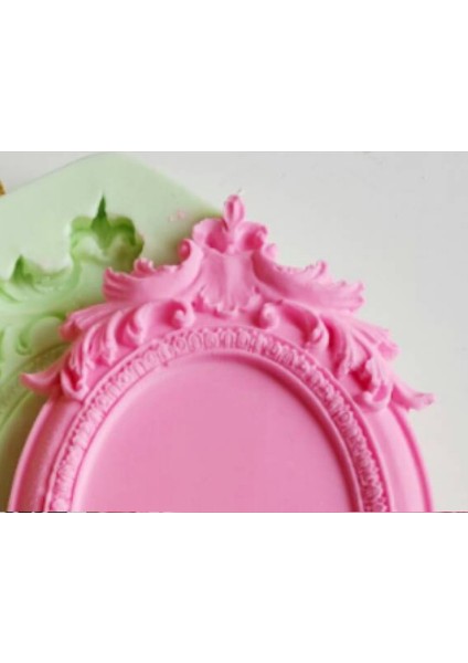 Oval Çerçeve 12CM Silikon Kalıp K-111 indirimleri